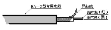 污水井液位计电缆线说明图